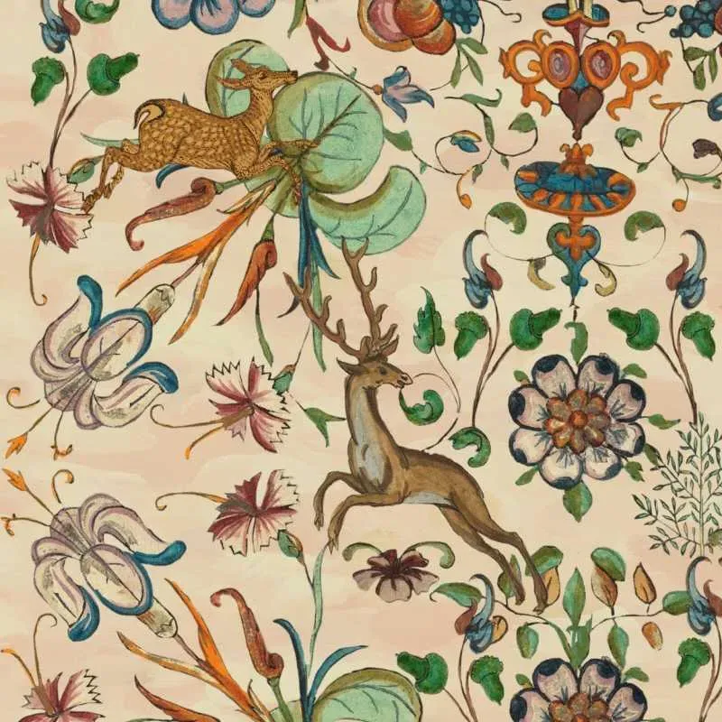 3-Roll Wallpaper Set - Deer Stalker Pattern