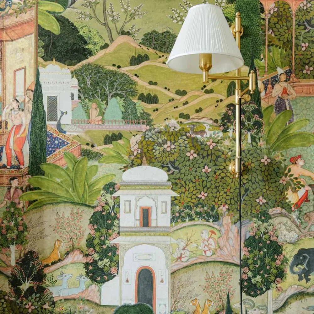 3-Roll Wallpaper Set - Gardens of Jaipur Pattern