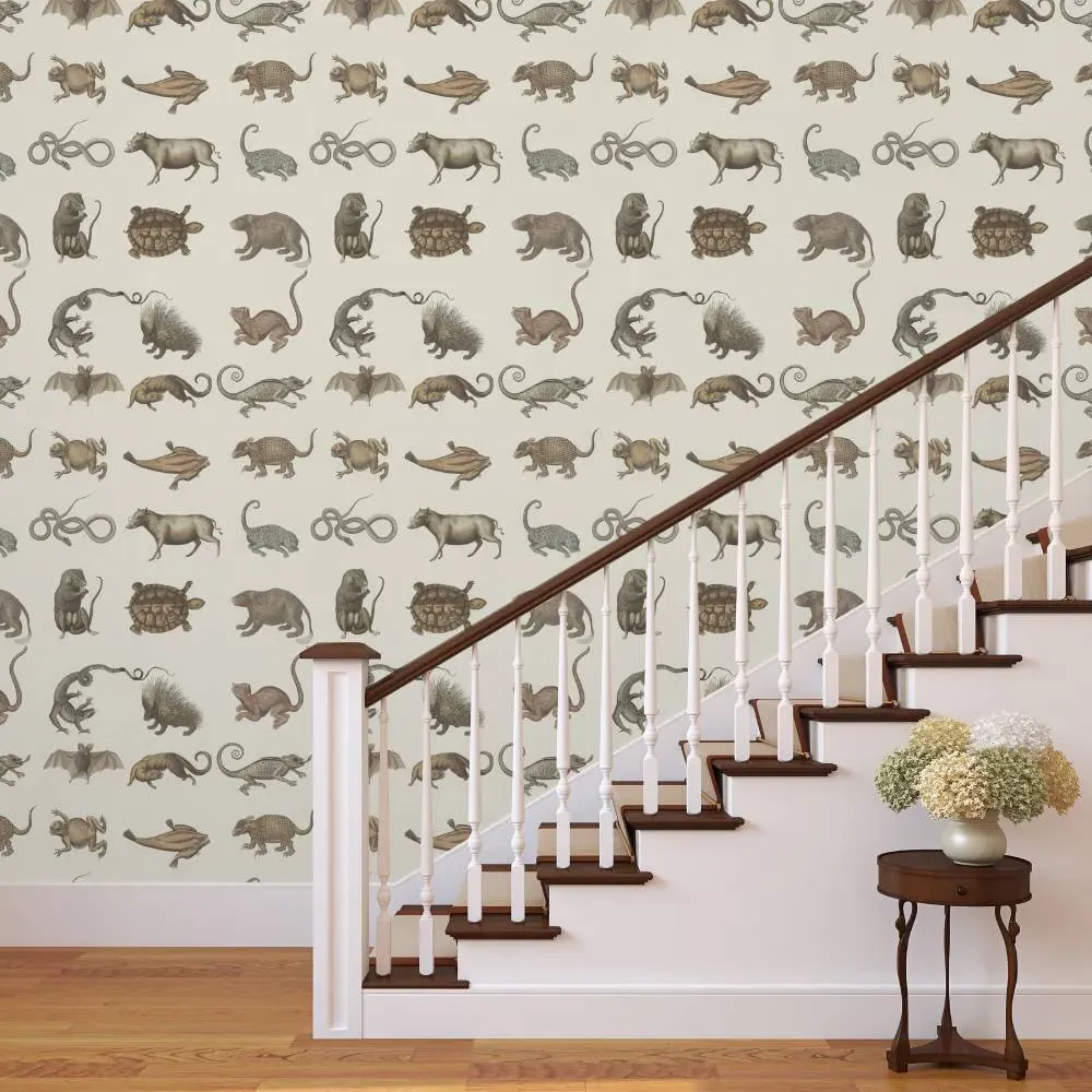 3-Roll Wallpaper Set - Scientific Animal Print image