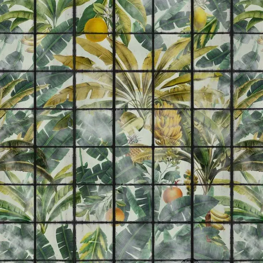 3-Roll Wallpaper Set - Tropical Garden Print