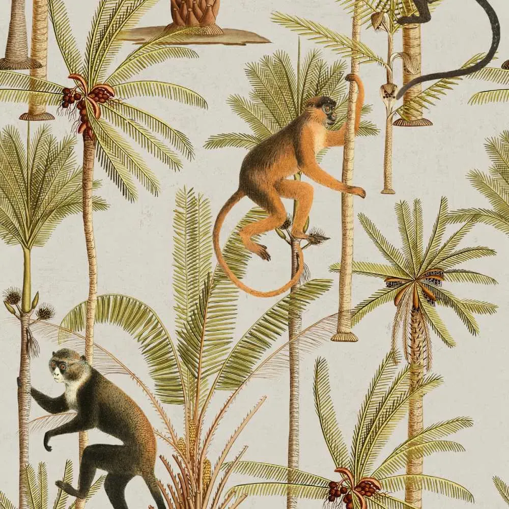 3-Roll Wallpaper Set - Tropical Palm Design