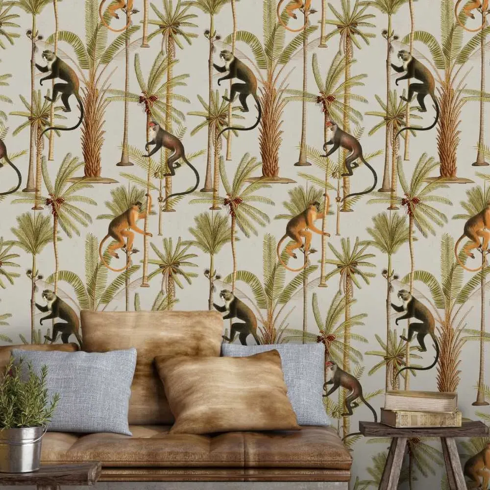 3-Roll Wallpaper Set - Tropical Palm Design image
