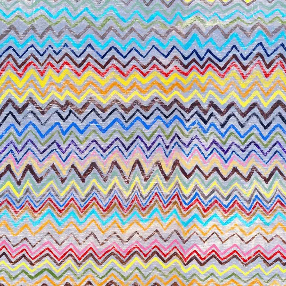 3-Roll Zig Zag Wallpaper Set - Geometric Pattern