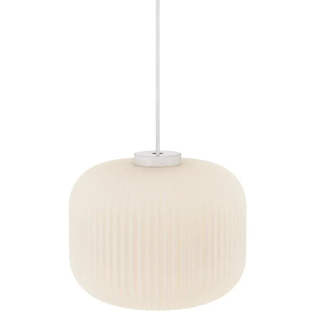 30cm Pendant Lamp - White, Glass