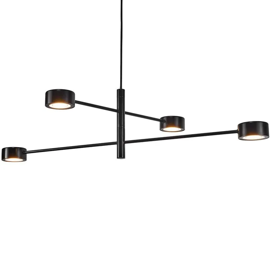 4-Light Pendant Light with Dimmer - LED