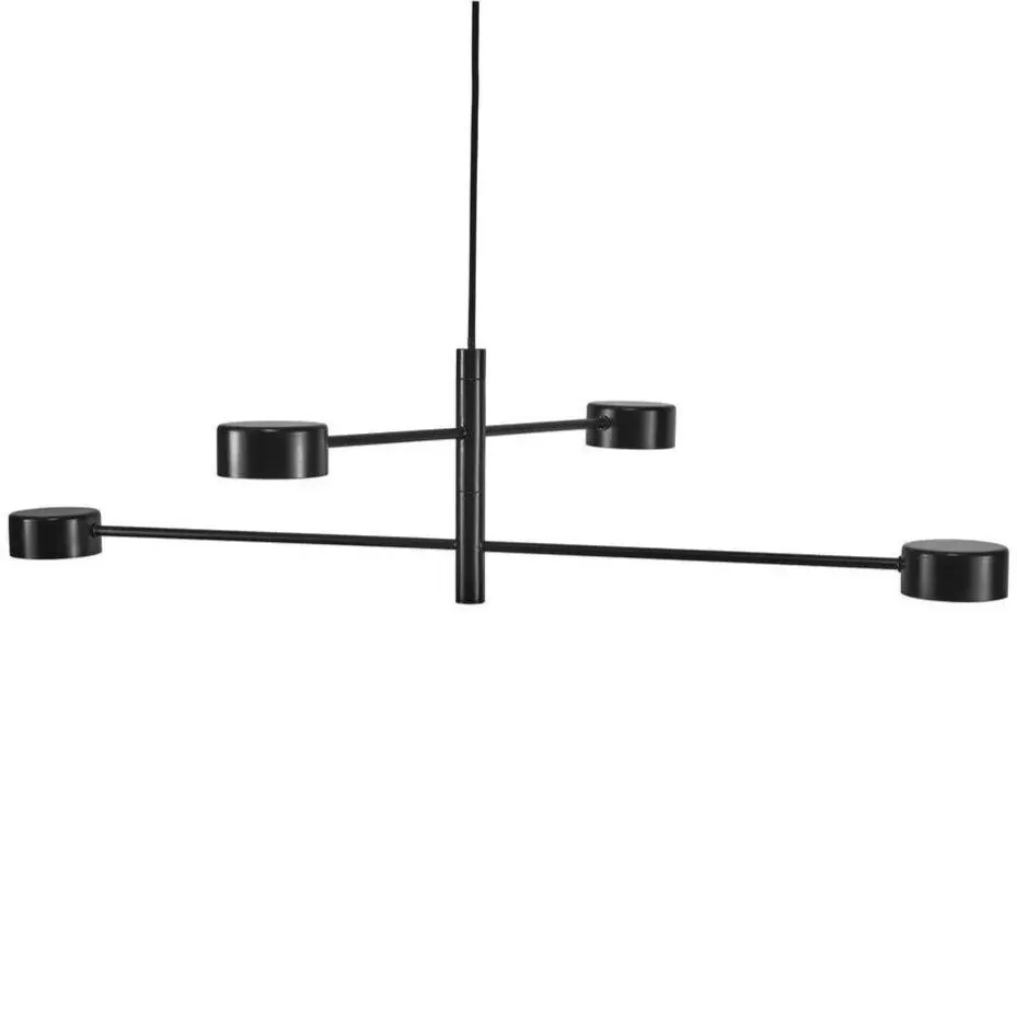 4-Light Pendant Light with Dimmer - LED