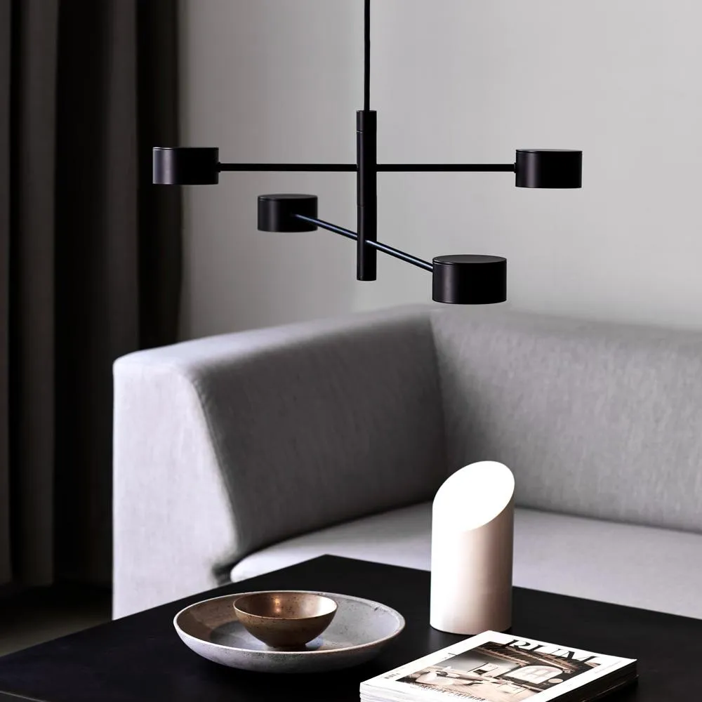 4-Light Pendant Light with Dimmer - LED image