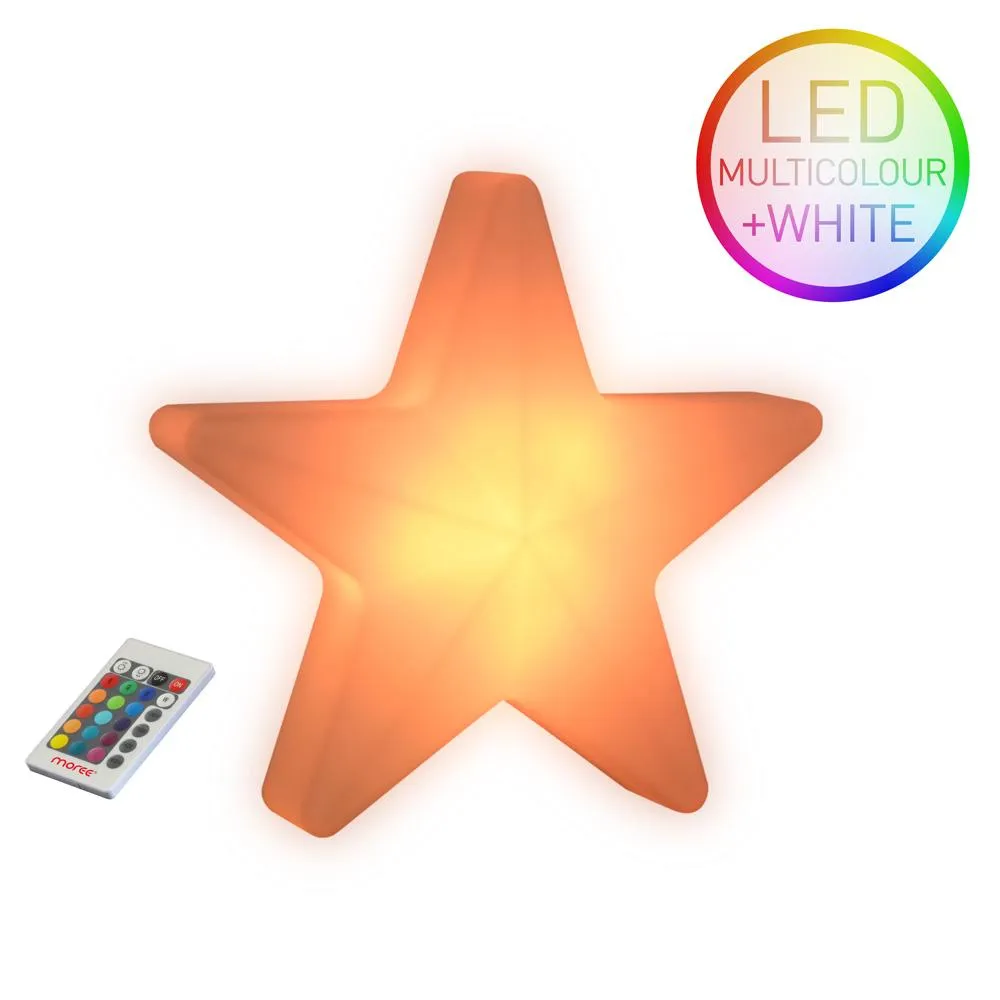 40cm LED Star Light - Multicolour, Rechargeable