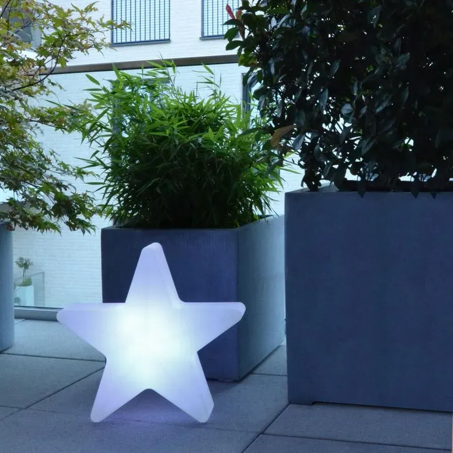 40cm LED Star Light - Multicolour, Rechargeable image