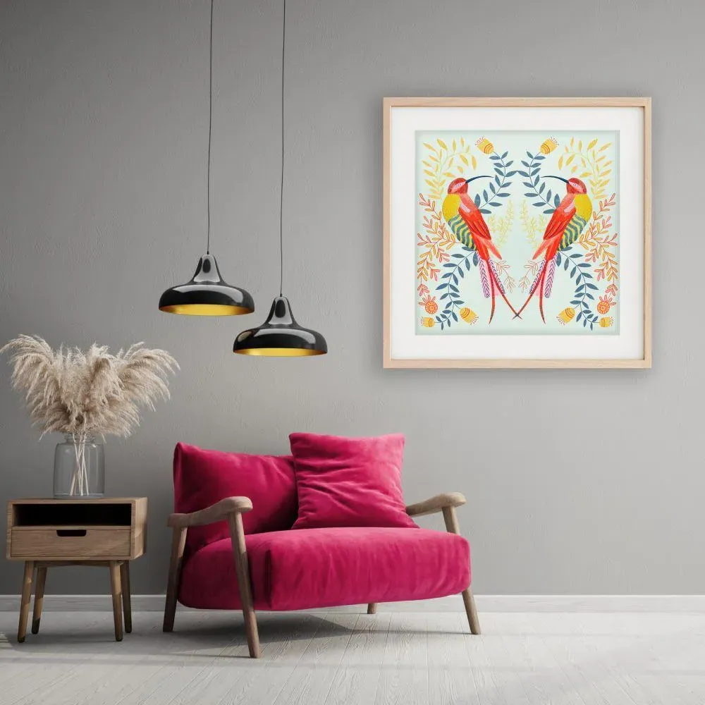 40x40cm Wall Art Print - Mint image