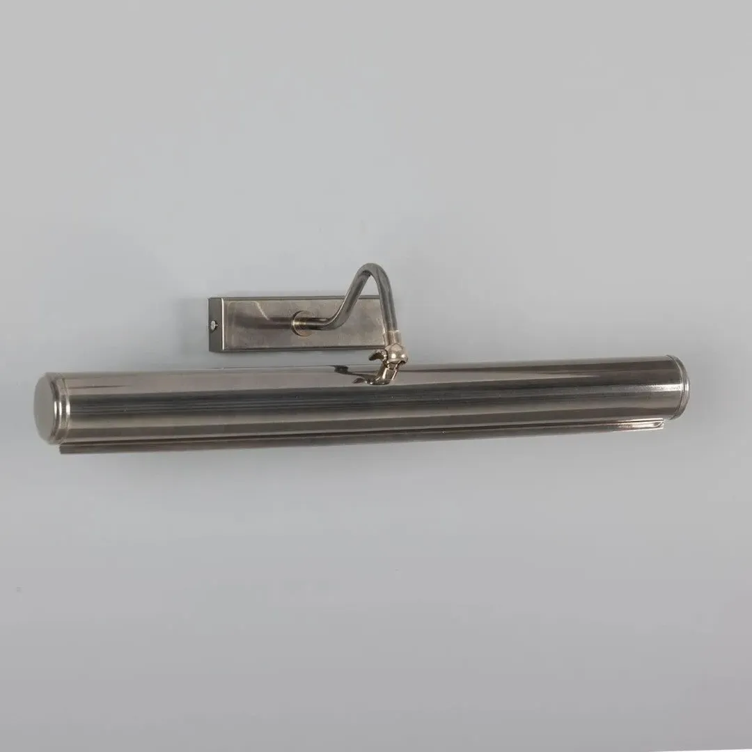 50cm Picture Light - Antique Silver, Brass