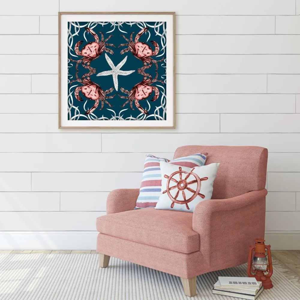 50x50cm Wall Art Print - Carmine