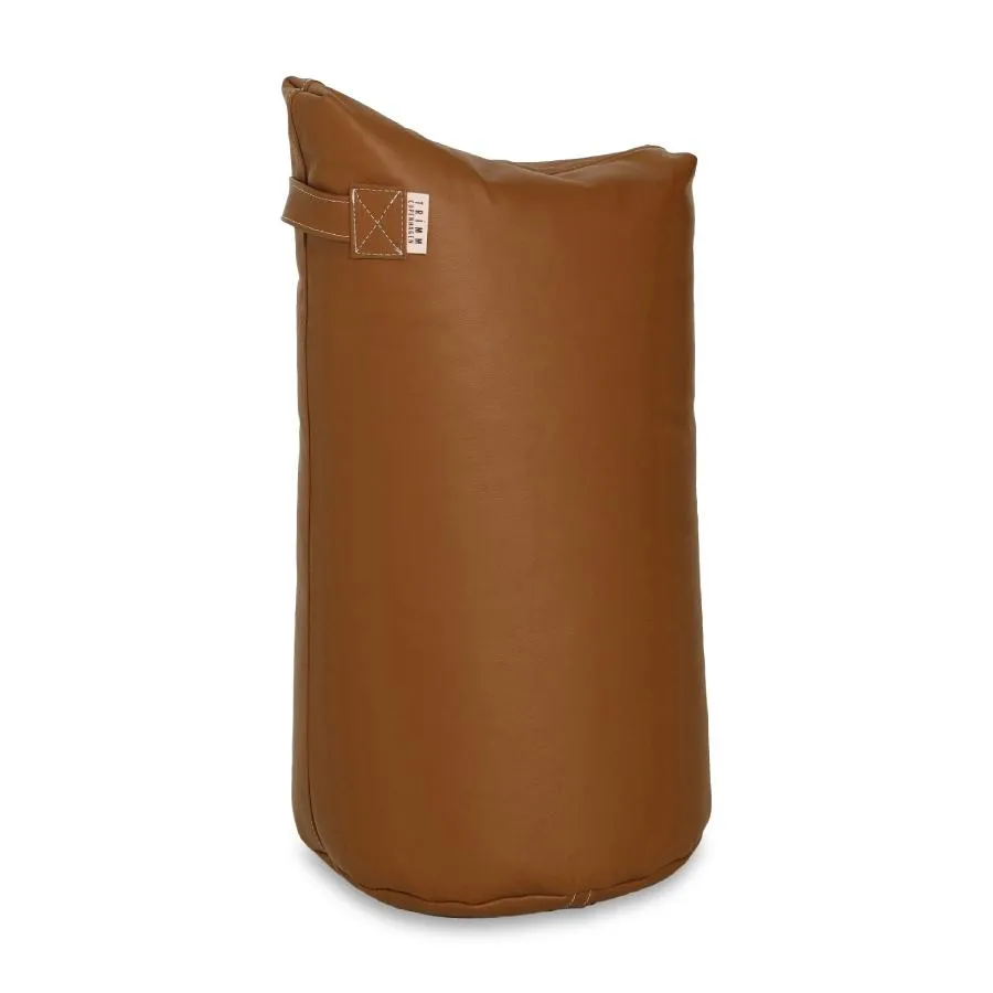 78cm Leather Stool - Cognac, Grain Leather