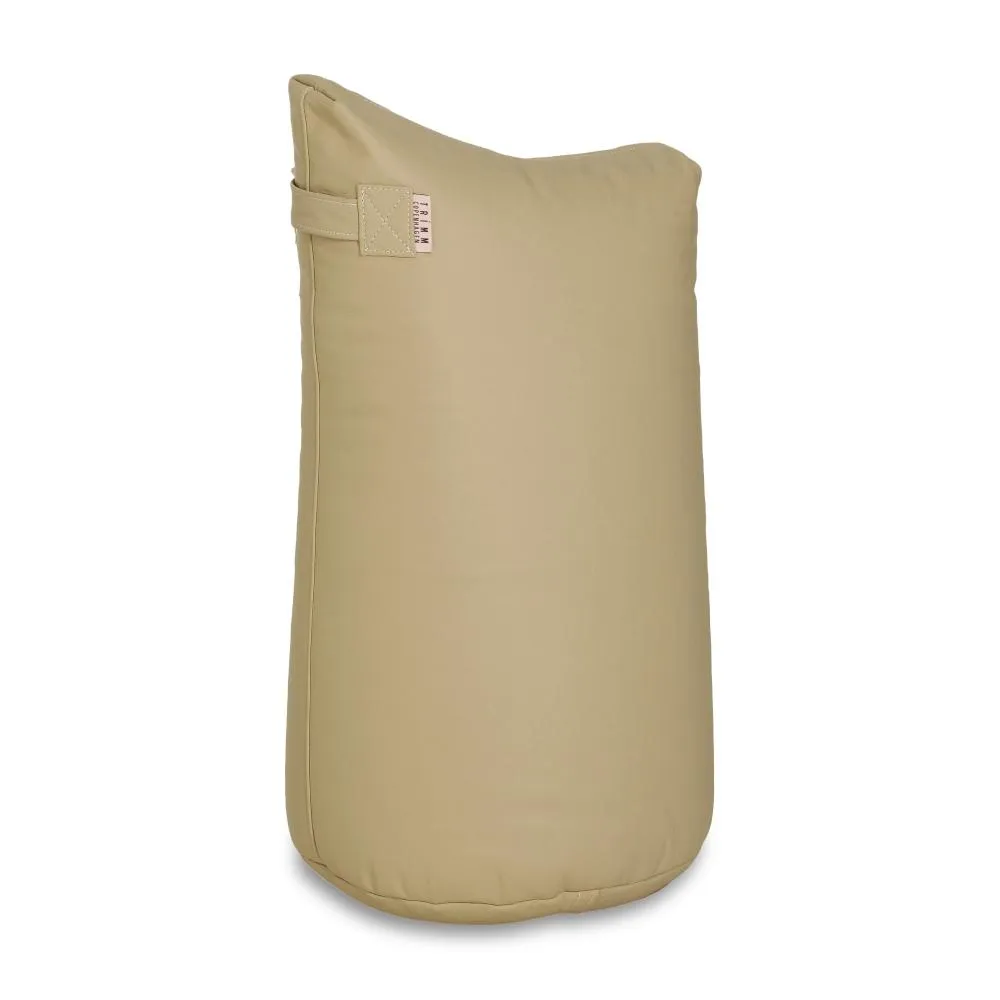 78cm Leather Stool with Handle - Nature