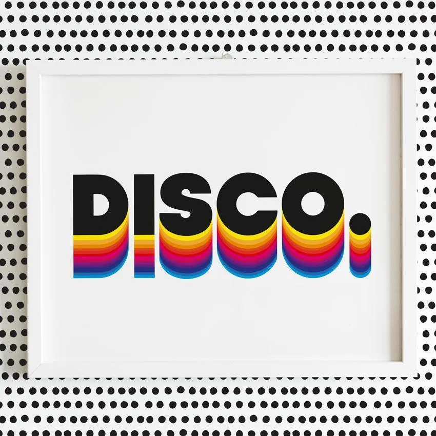 A1 Poster Print - DISCO Wall Art image