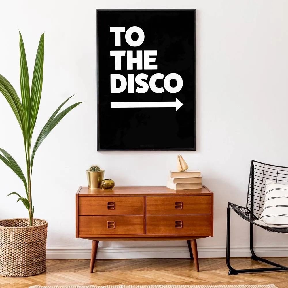 A1 Poster Print Left Arrow - Black, Paper image