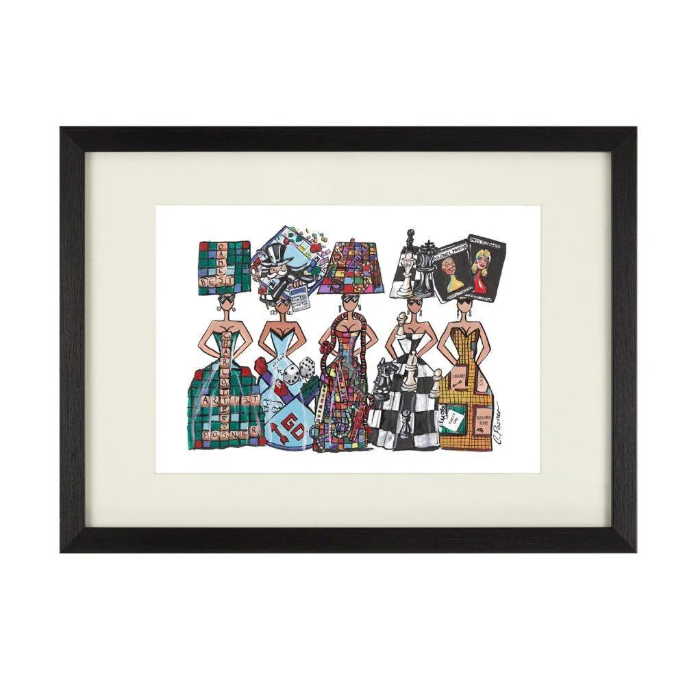 A2 Wall Art Print - Board Game Theme