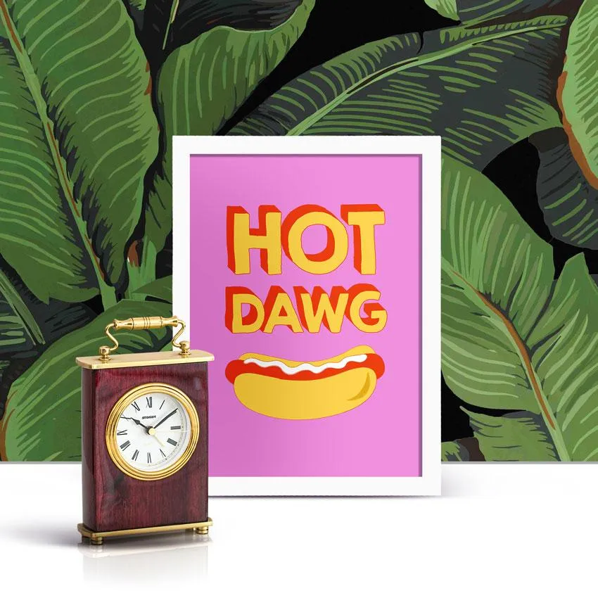 A3 Poster Print Typography - Pink, Paper image