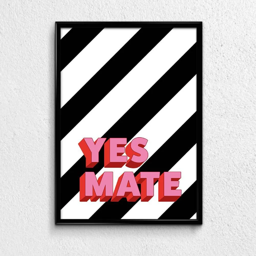A3 Poster Print Typography - Wall Art image
