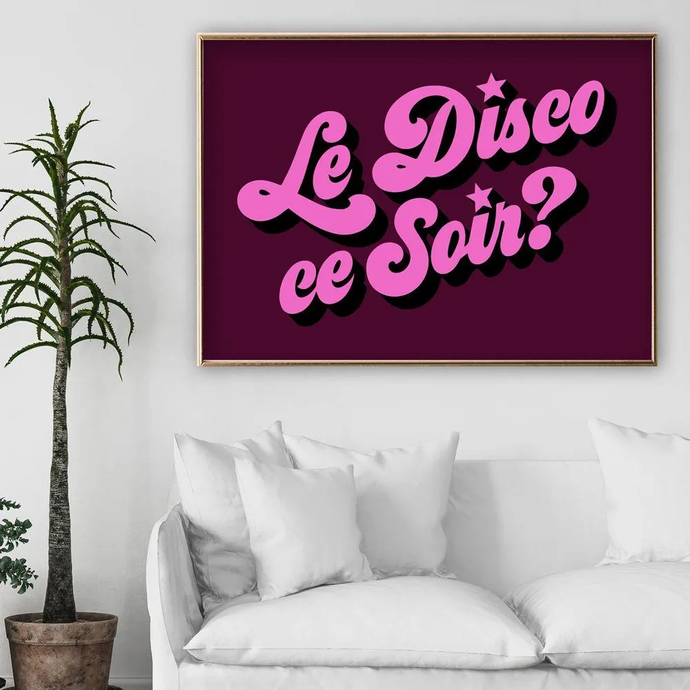 A3 Poster Print Unframed - Burgundy image