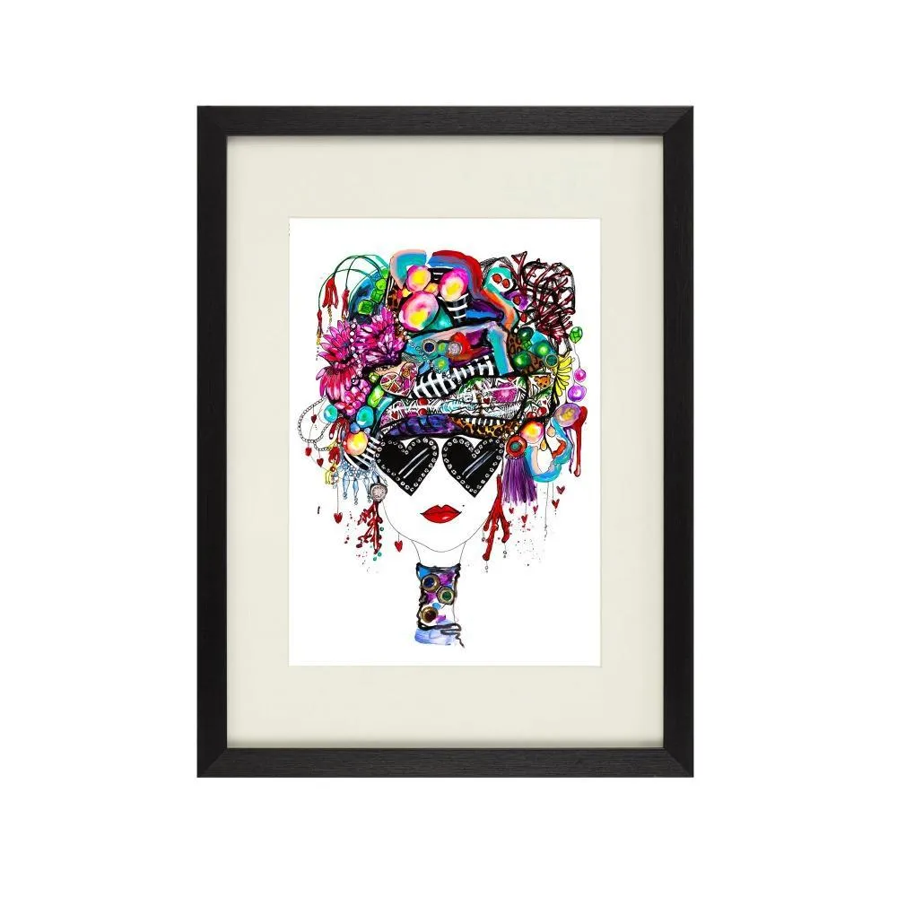 A3 Wall Art Print - Black Frame