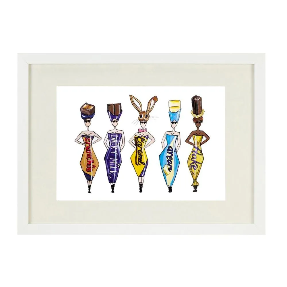 A3 Wall Art Print - White Frame