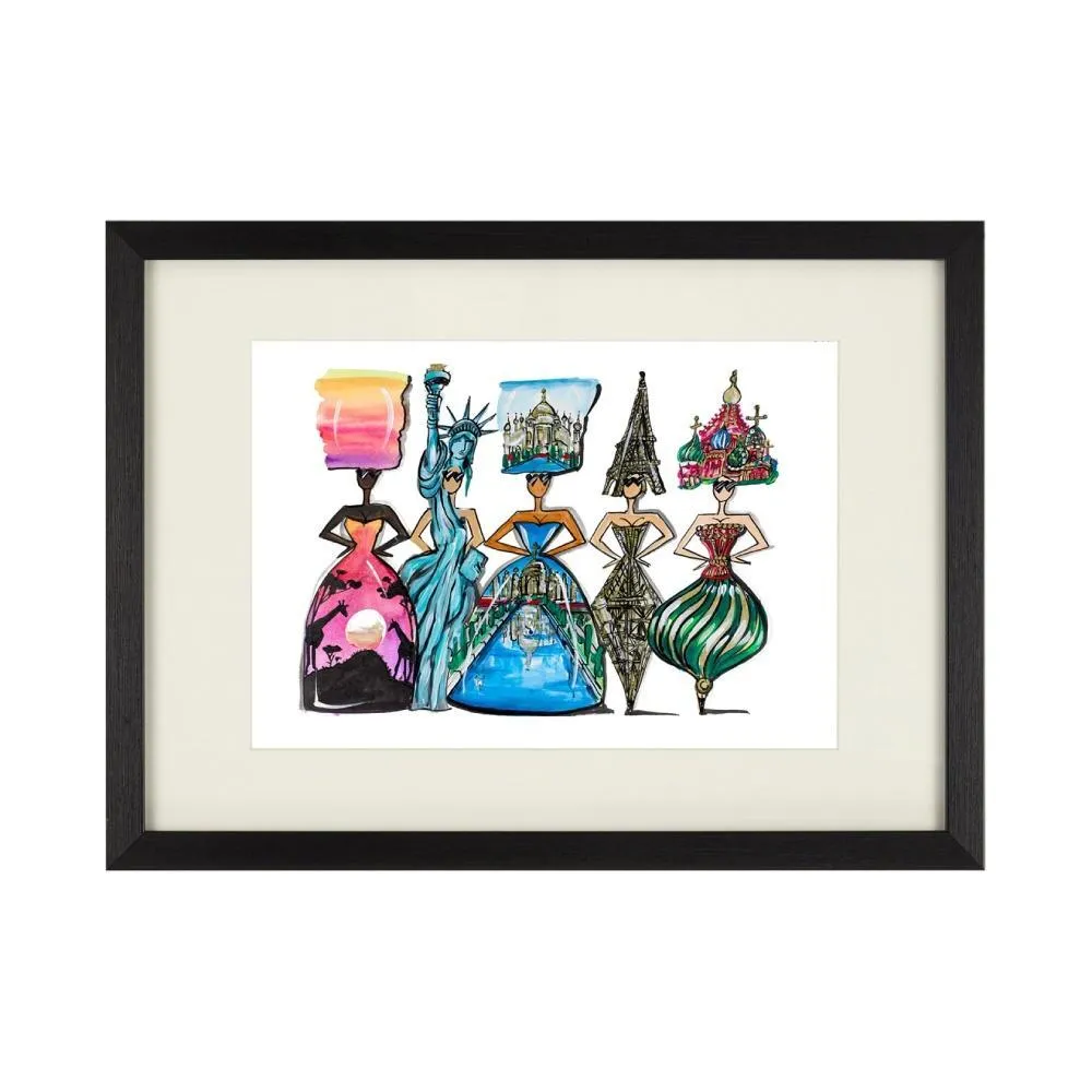 A4 Wall Art Print - Travels Limited Edition image