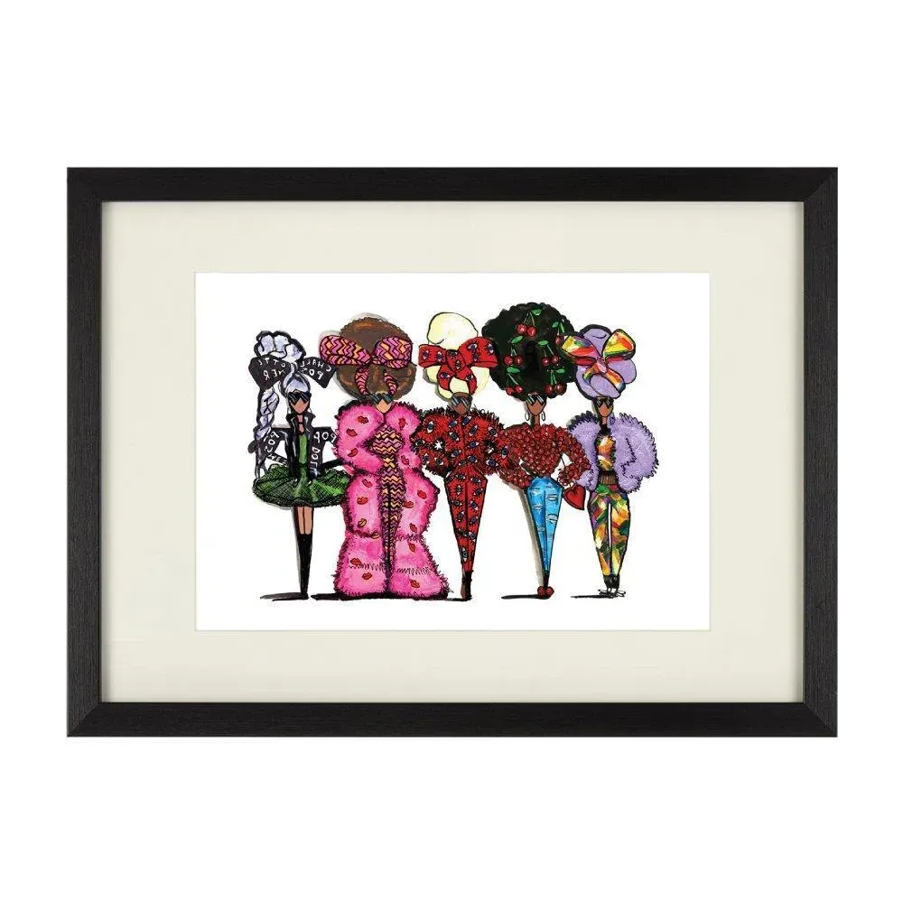 A4 Wall Art Print Unframed - Scandalous Design image