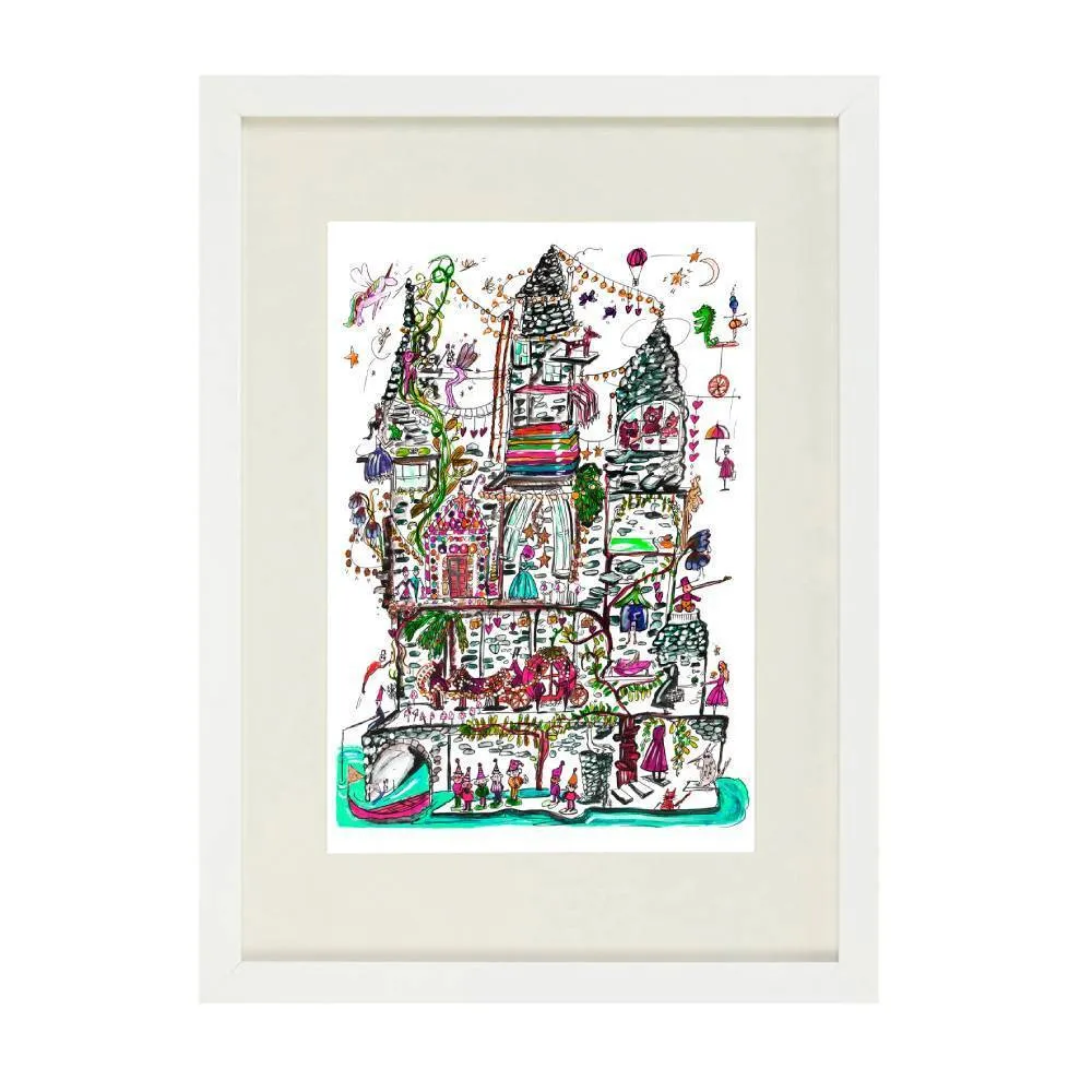 A4 Wall Print Unframed - Fairytale Castle image