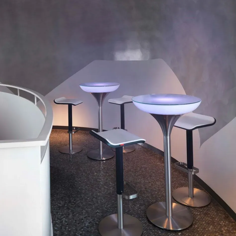 Adjustable Bar Stool - Anthracite, White