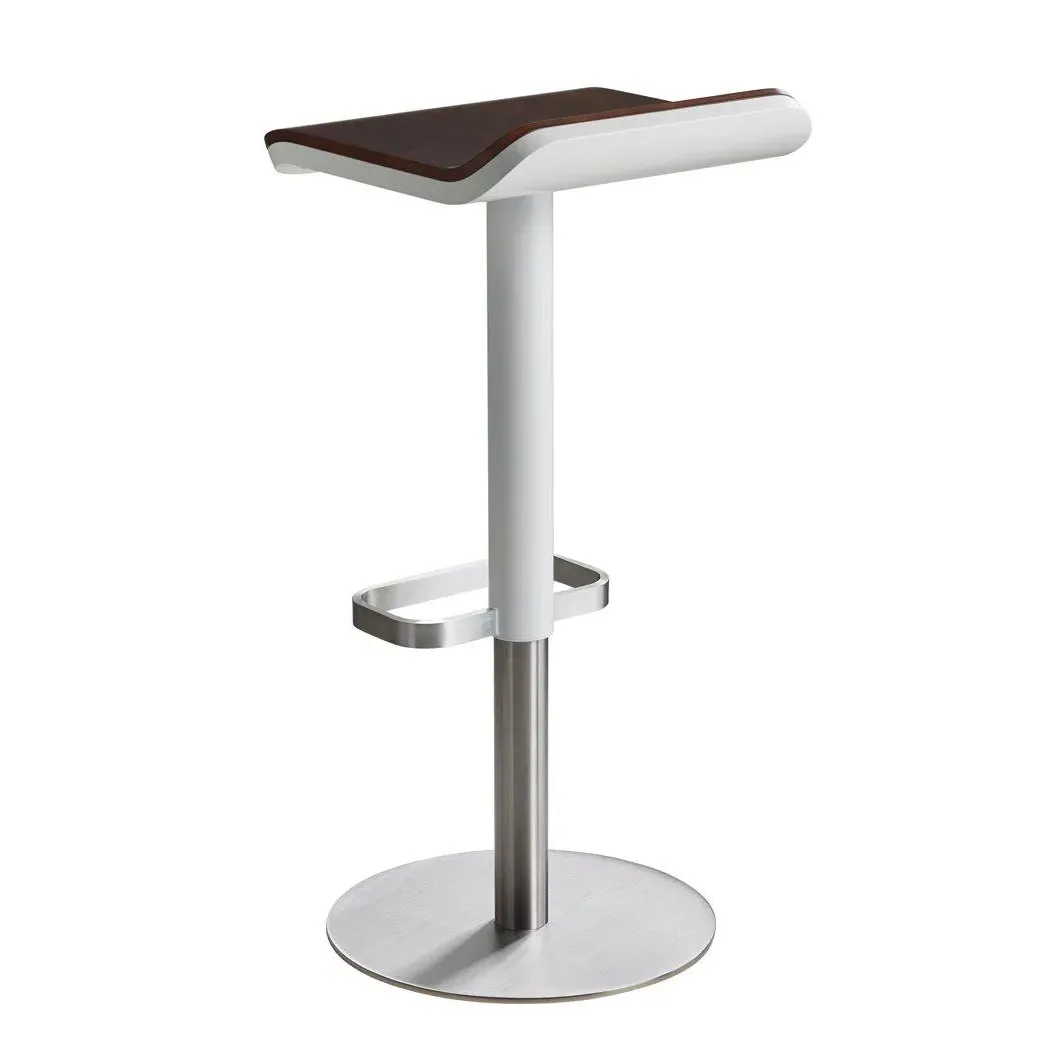 Adjustable Bar Stool - White, Walnut
