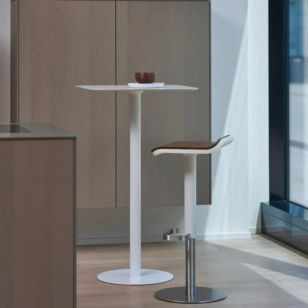 Adjustable Bar Stool - White, Walnut