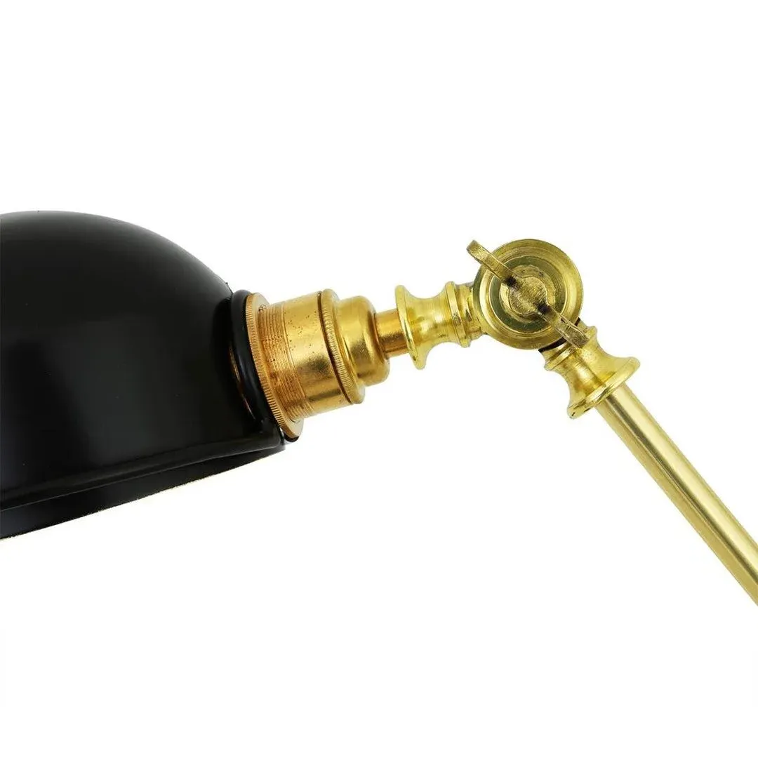 Adjustable Desk Lamp with Swivel Joints - Brass