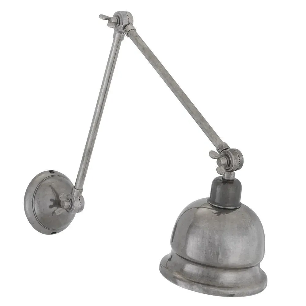 Adjustable Picture Light - Antique Silver