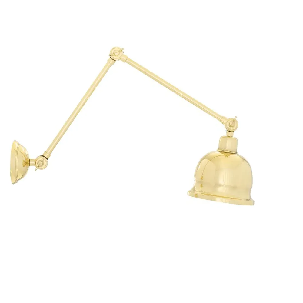 Adjustable Picture Light - Polished Brass