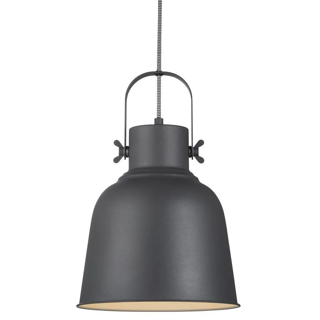 Adrian Pendant Light - Black, Metal