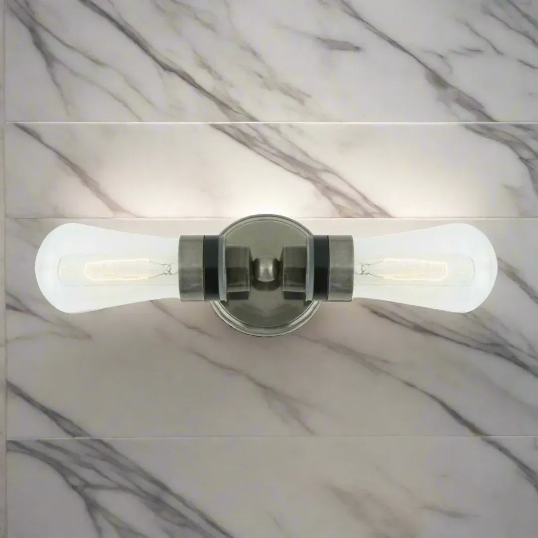 Ara Wall Light - Antique Silver, Metal image