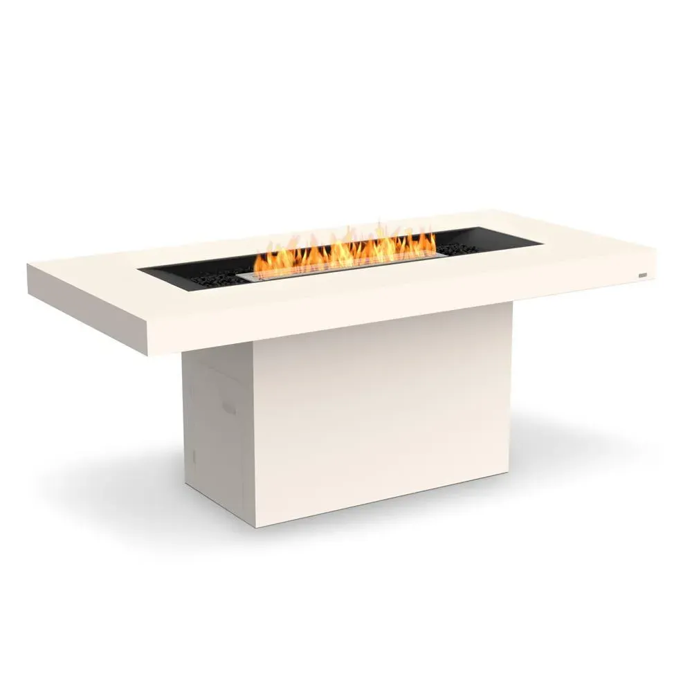 Bar Fire Pit Table with Bioethanol - Bone