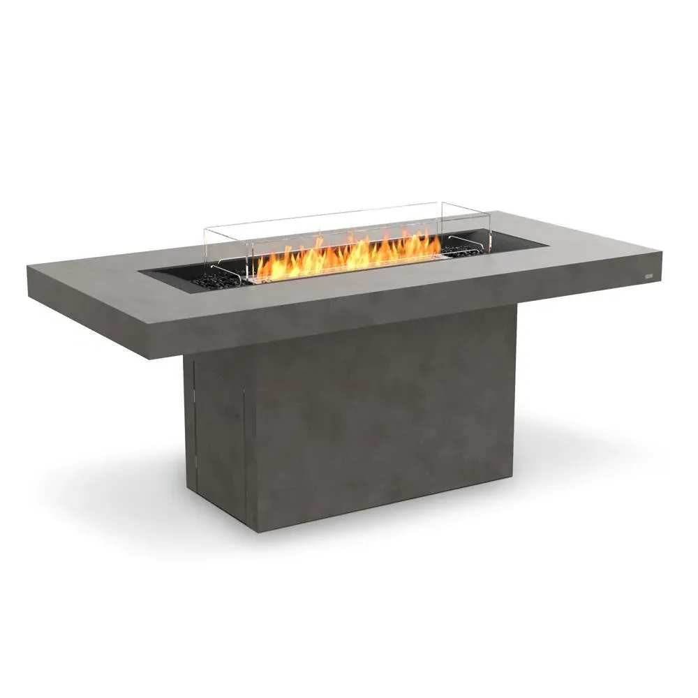 Bar Fire Pit Table with Bioethanol - Natural