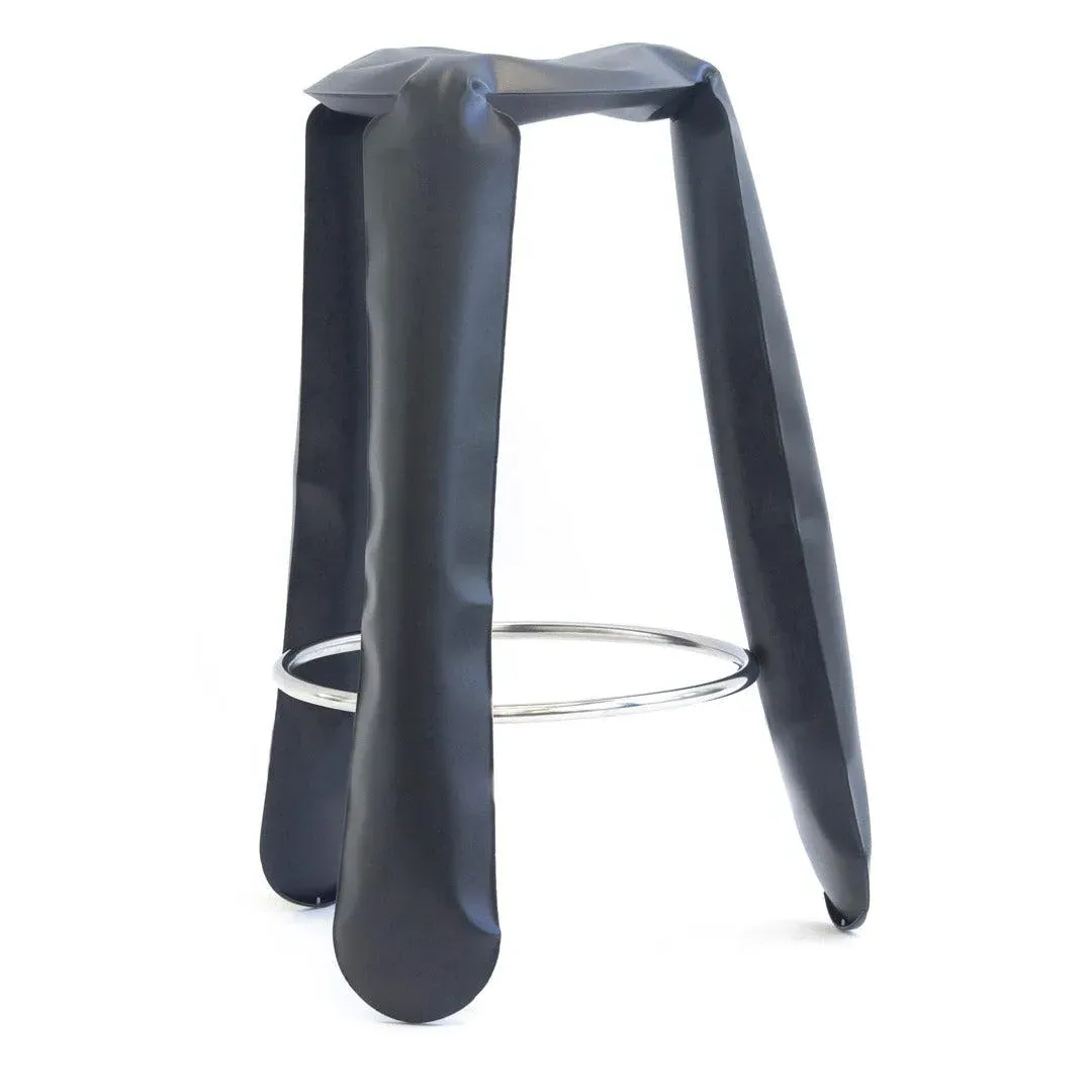 Bar Stool with Steel Frame - Graphite, Steel