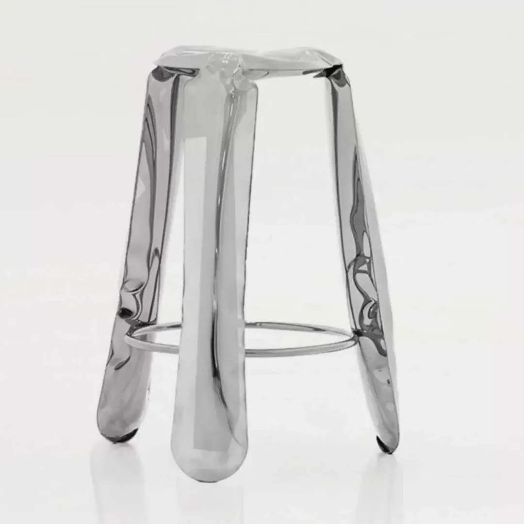 Bar Stool with Steel Frame - Steel