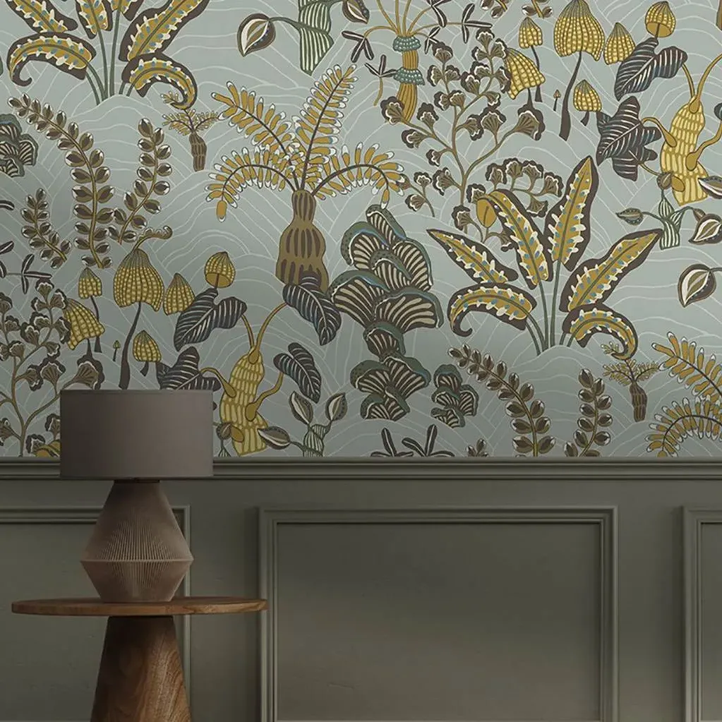 Botanical Wallpaper Roll - Celadon, Paper image