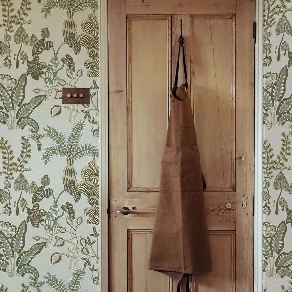 Botanical Wallpaper Roll - Soft Olive, Paper