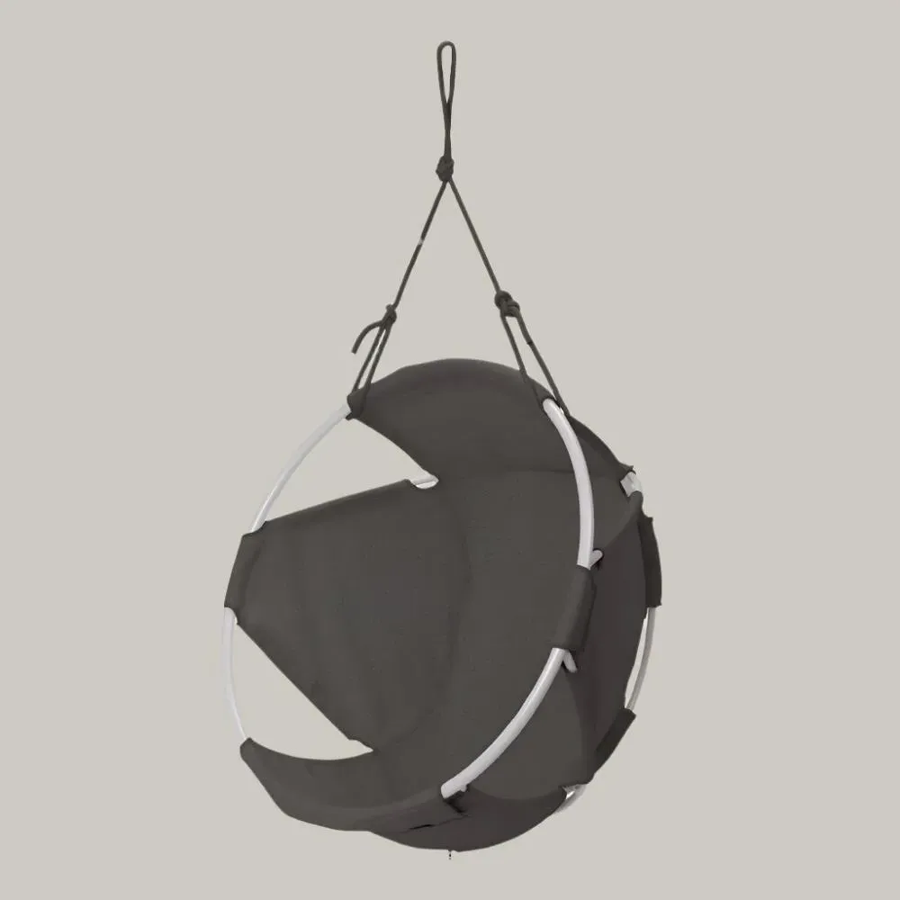 Cocoon Hanging Chair - Brown, Wool