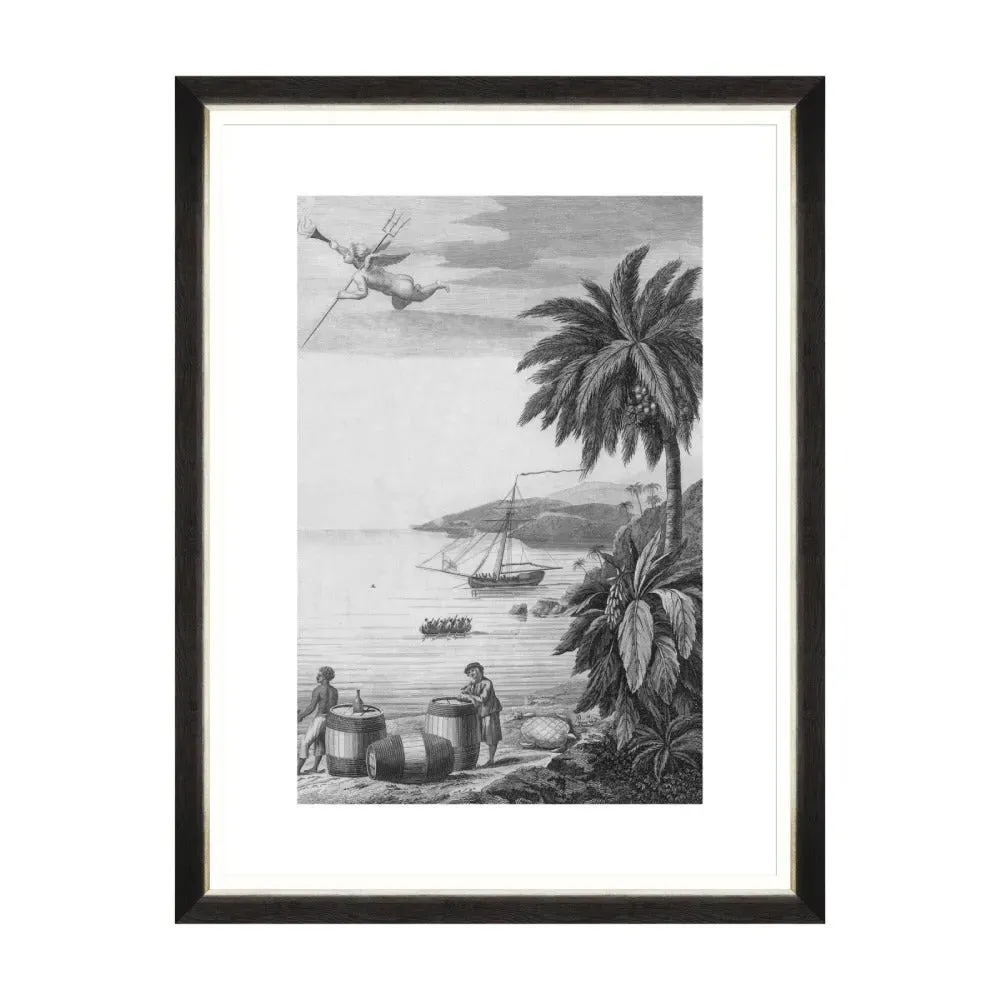 Colonial Port I Framed Wall Art Print image