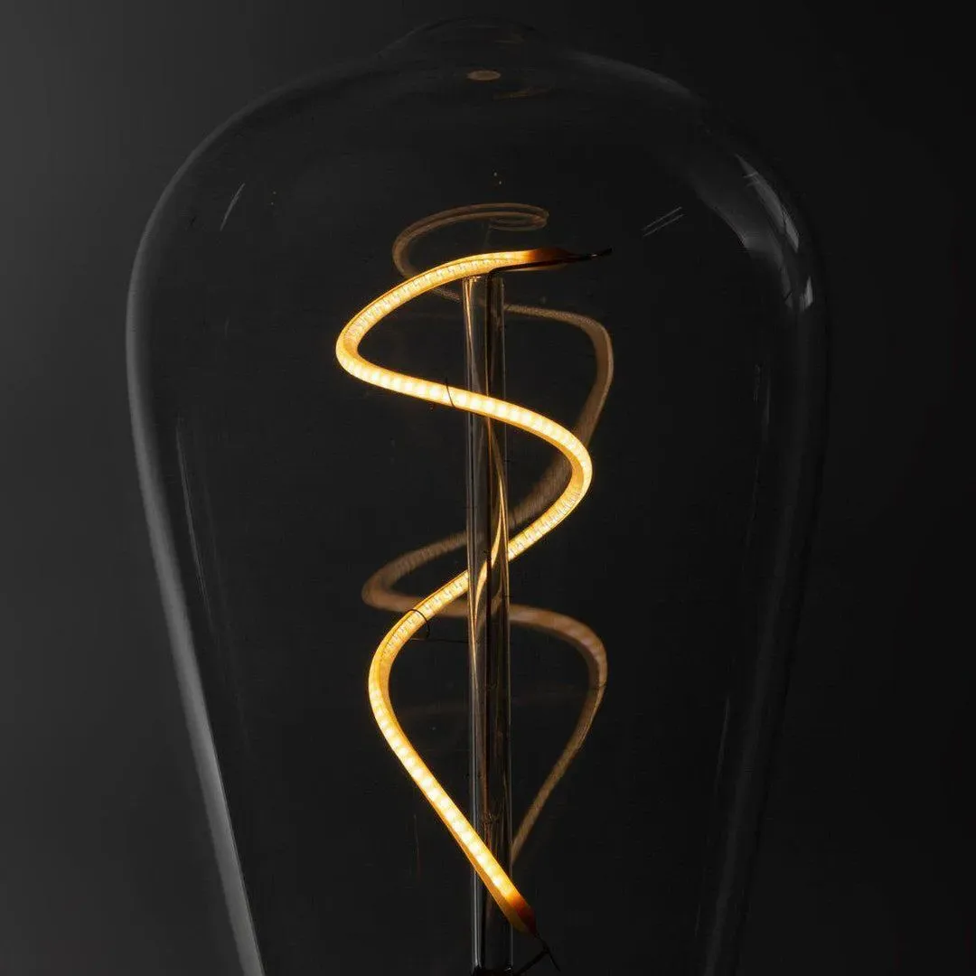 Cordless LED Table Lamp - Black, Wood