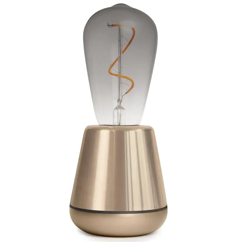 Cordless LED Table Lamp - Gold, Metal