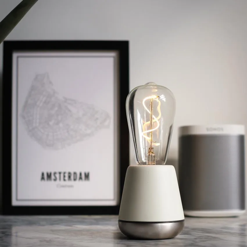 Cordless LED Table Lamp - White, Metal
