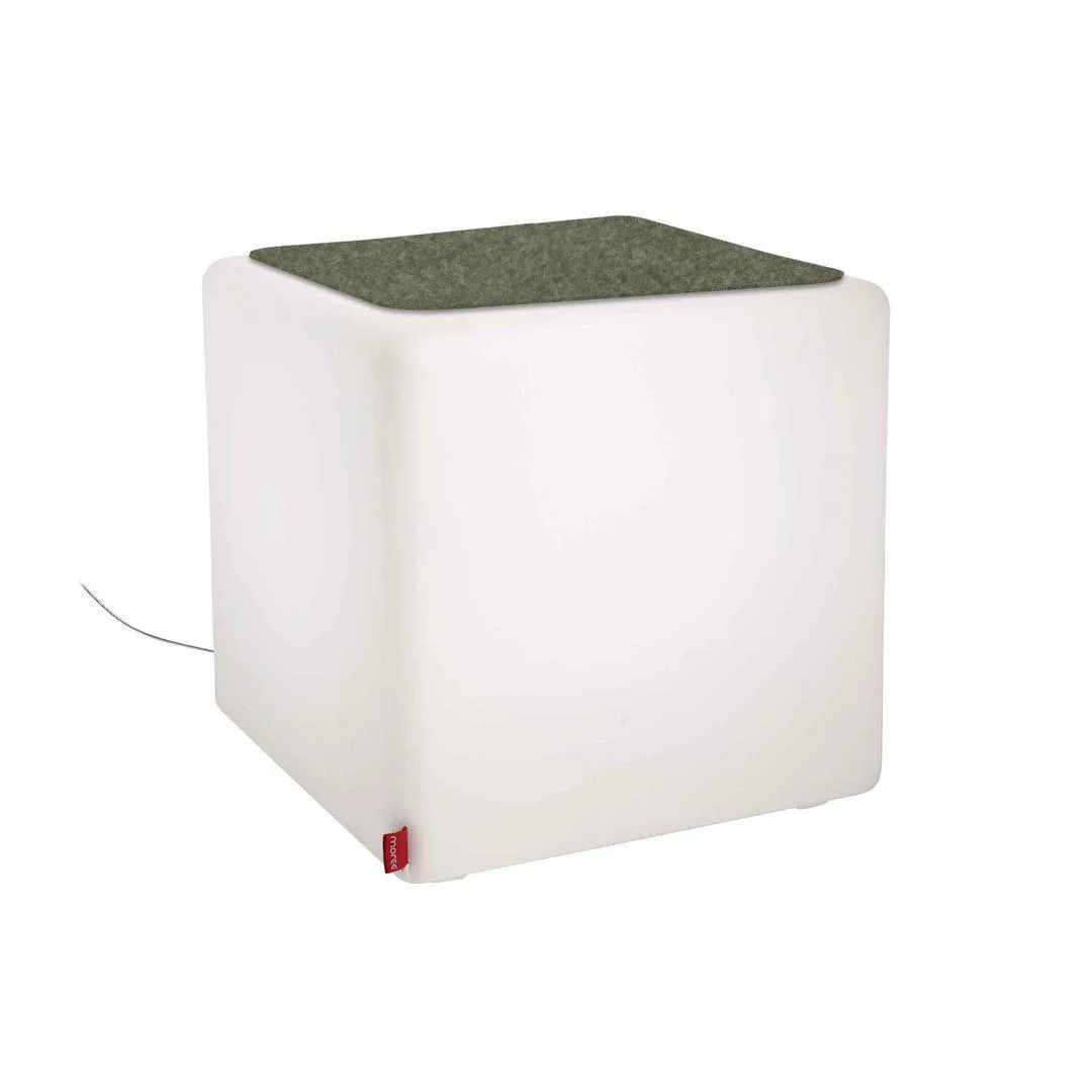 Cube Light Table with Seating - Grey, Felt