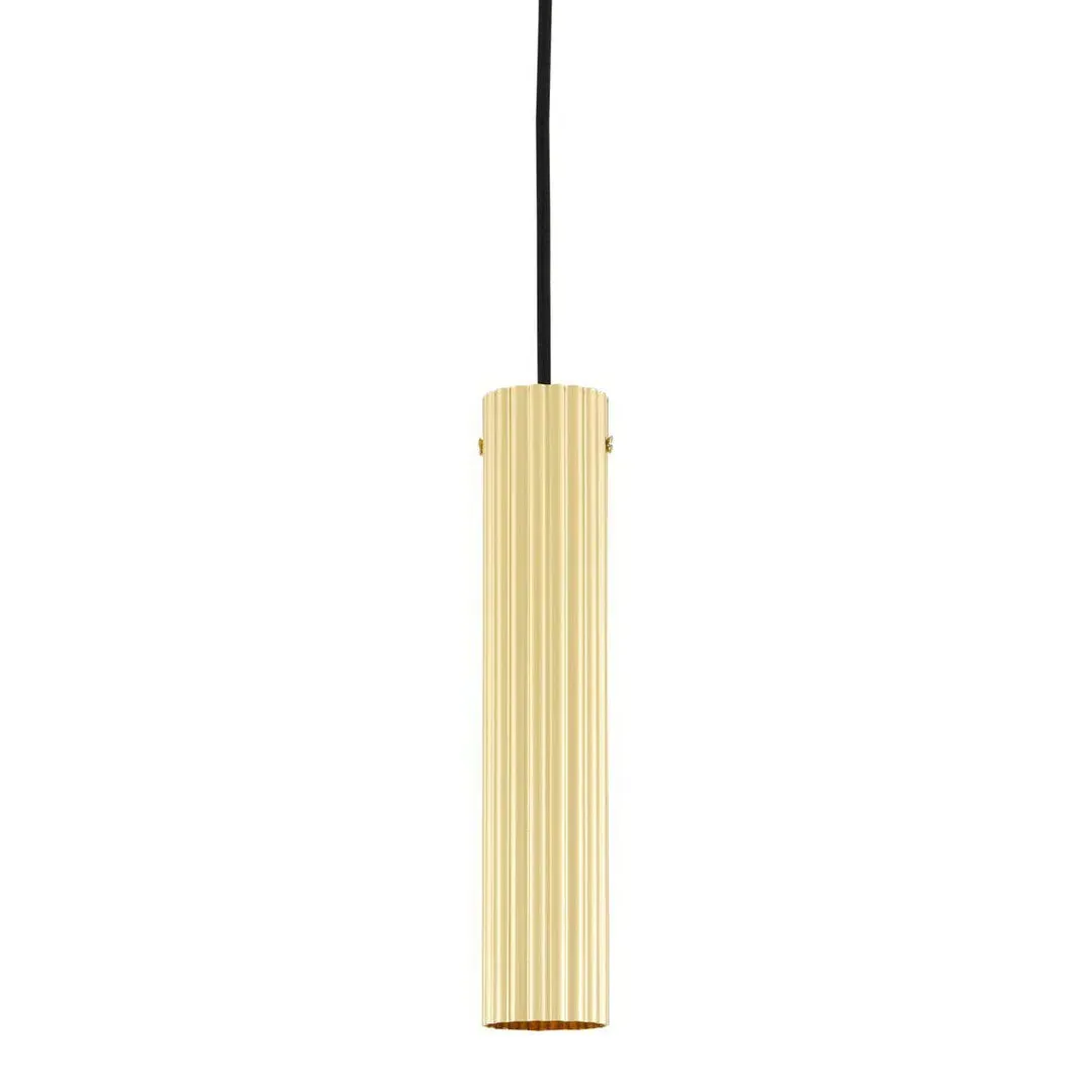 Cylinder Pendant Light - Brass image